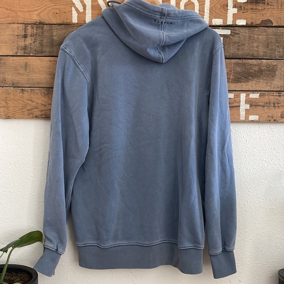VISSLA Long Sleeve Blue Hoodie Pull Over Sweatshirt - Picture 5 of 7